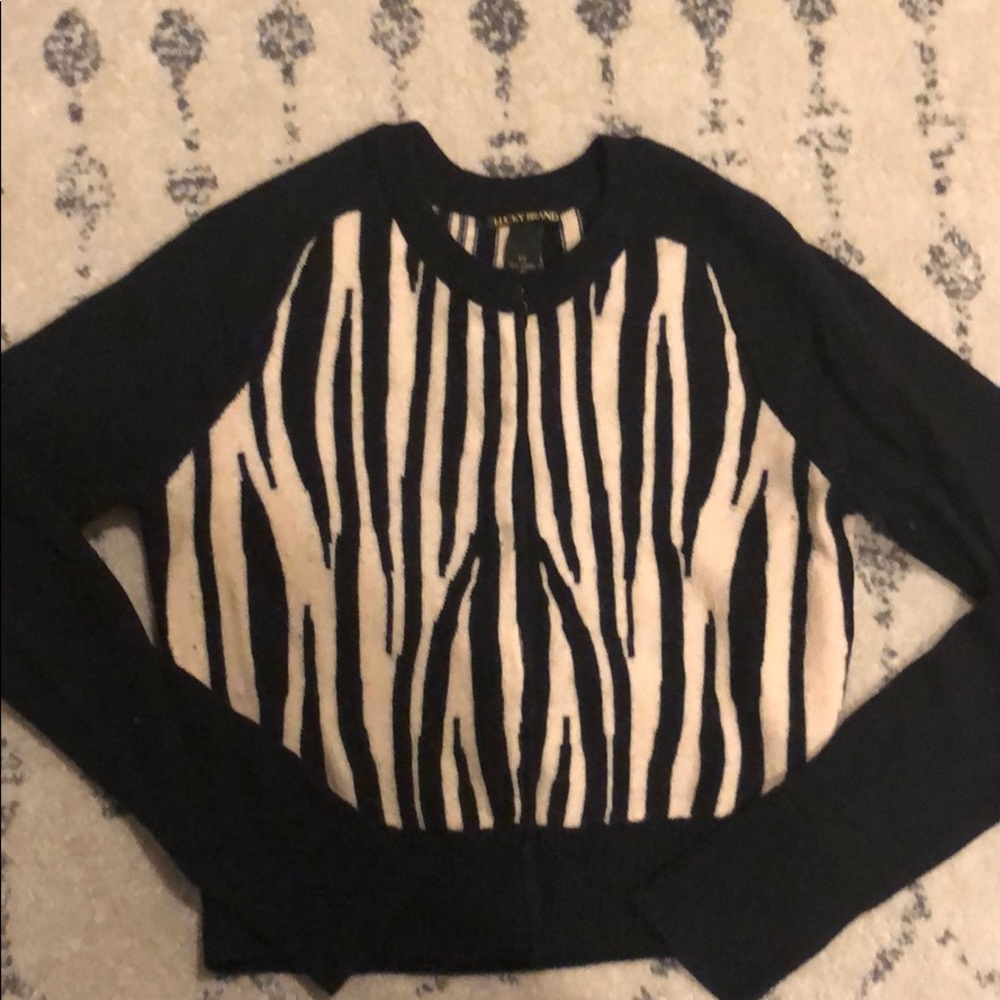Lucky Zebra Cardigan